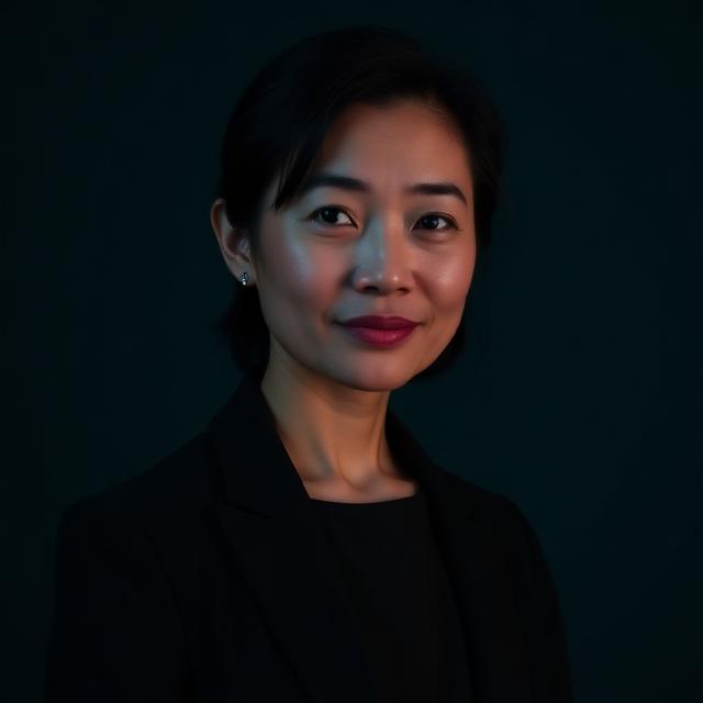 Sarah Chen — AI interviewer persona portrait