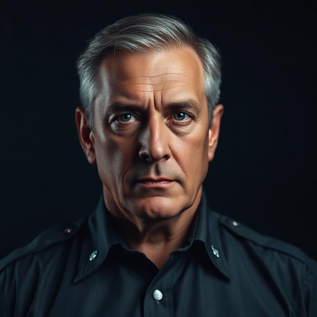 Officer Daniels — AI interviewer persona portrait